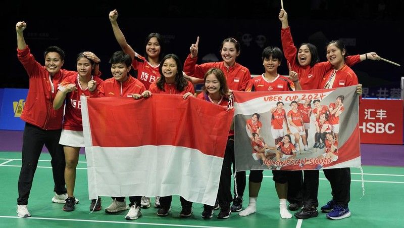 Kalahkan Korsel, Indonesia ke Final Uber Cup 2024