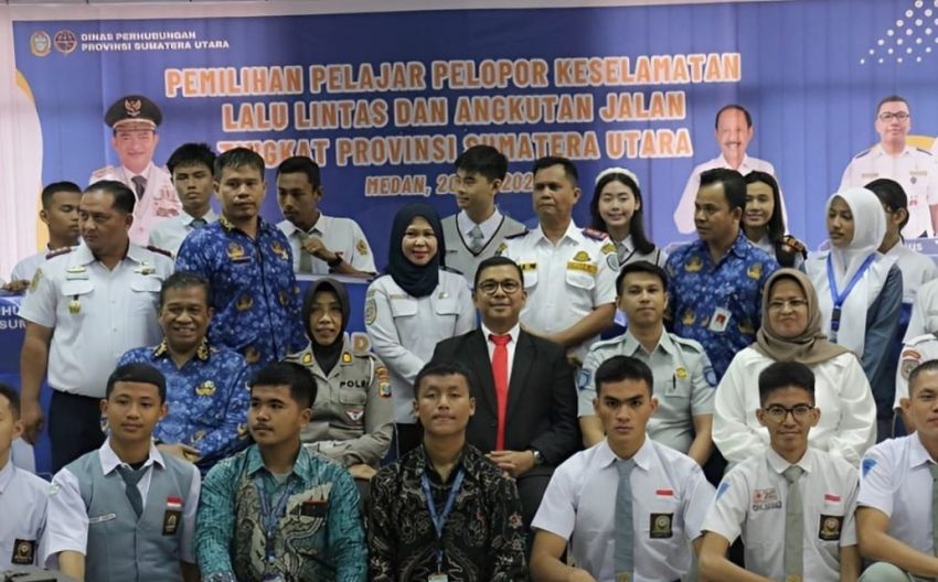 Tekan Angka Lakalantas, Dishub Sumut Jaring Pelajar Pelopor Keselamatan