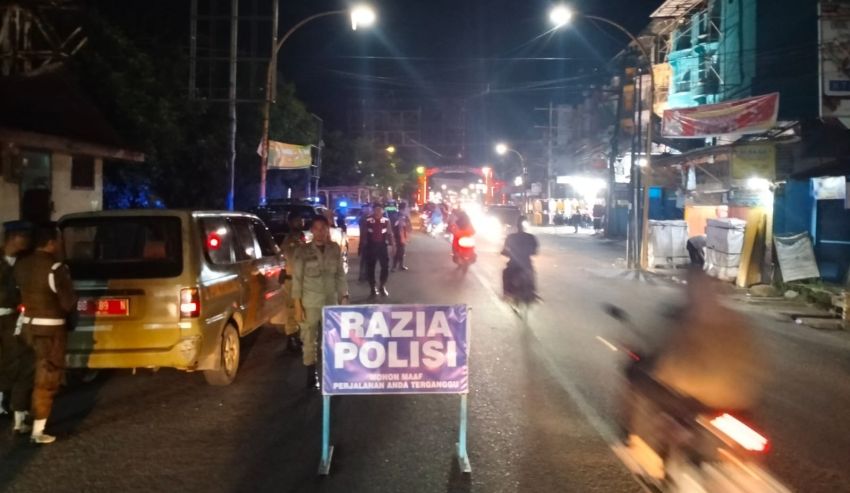 Polres Sibolga Gelar Razia Malam Hari Antisipasi Balap Liar