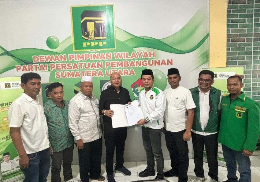 Nikson Nababan Daftar Jadi Balon Gubernur Sumut ke DPW PPP Sumut
