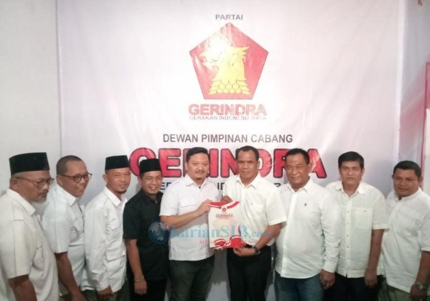 Zainuddin Purba Daftar Calon Wali Kota Binjai ke Partai Gerindra
