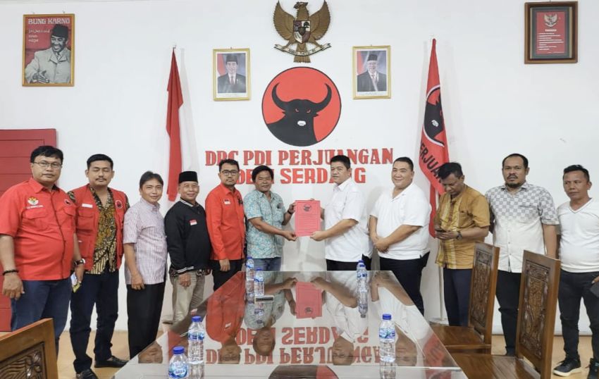 Serius Maju di Pilkada Deliserdang, Darwin Sembiring Daftar ke PDIP, PAN dan PPP