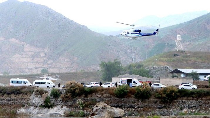 Helikopter Presiden Iran Jatuh