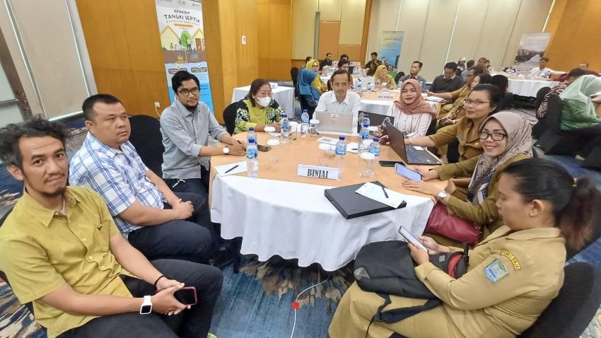 Workshop APBD Tracking 2024 dan Penyusunan Renja Urusan Air Minum Aman Libatkan 5 Kabupaten/Kota di Sumut