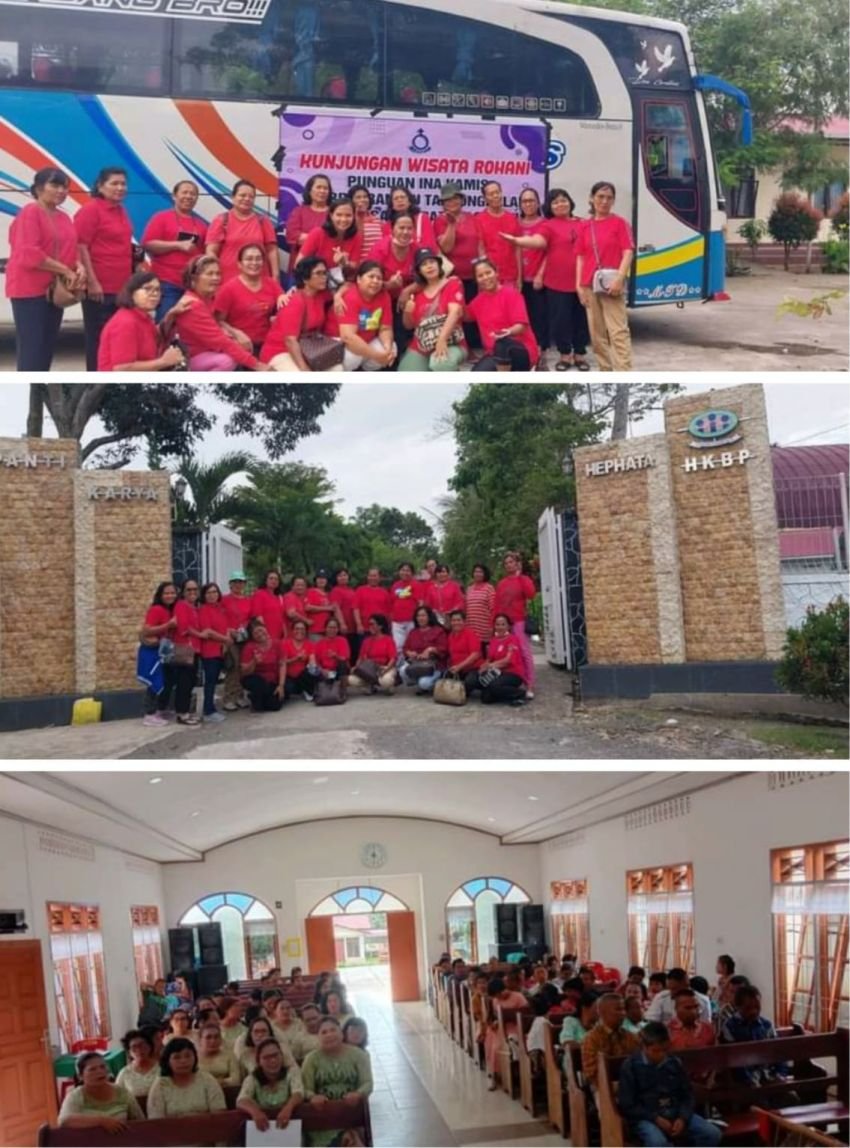 Berkunjung Ke Panti Hephata, Ina HKBP Sirantau Serahkan Sembako dan Pakaian