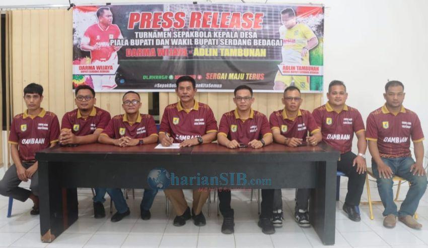 Turnamen Sepakbola Kades Rebut Piala Bupati dan Wabup Sergai Segera Digelar