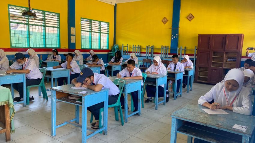 333 Siswa SMPN 1 Padangsidimpuan Ikuti Ujian