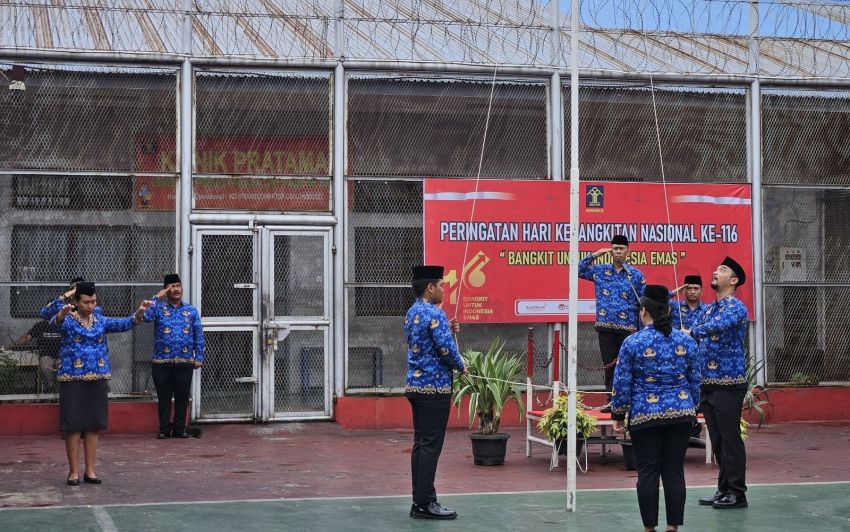 Lapas Pancurbatu Gelar Upacara Hari Kebangkitan Nasional