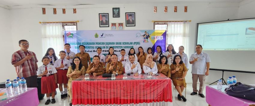 Wujudkan SDM berkualitas, BBPOM Medan Sosilisasikan PJAS di Samosir