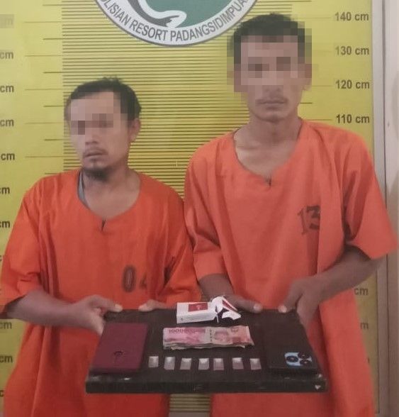 Polres Padangsidimpuan Tangkap Dua Terduga Pengedar Sabu