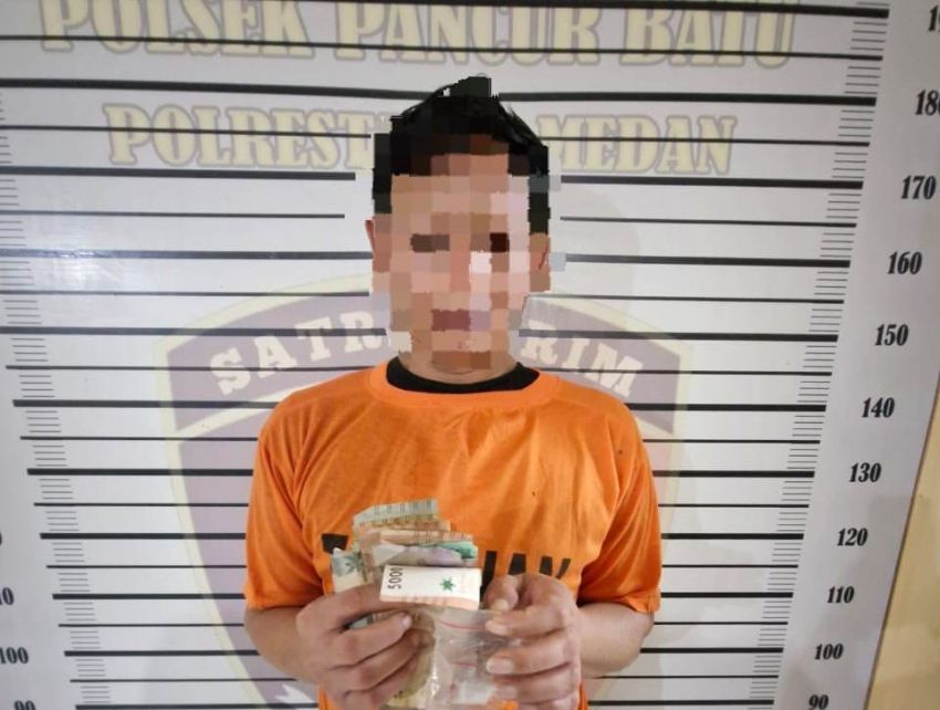 Reskrim Polsek Pancurbatu Ringkus Seorang Tersangka Pengedar Narkoba