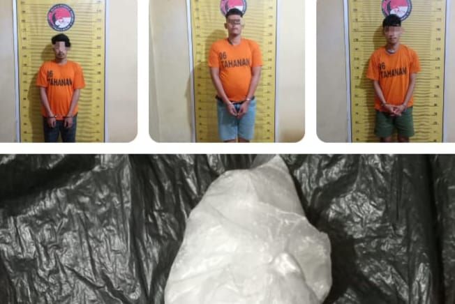 Satnarkoba Polres Binjai Amankan Tiga Terduga Bandar Narkoba