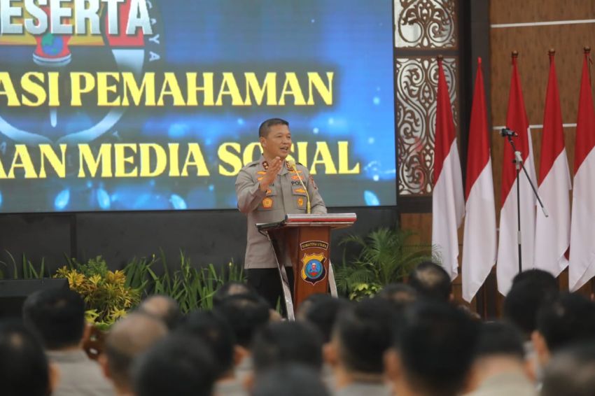 Polda Sumut Sosialisasi Penggunaan Media Sosial