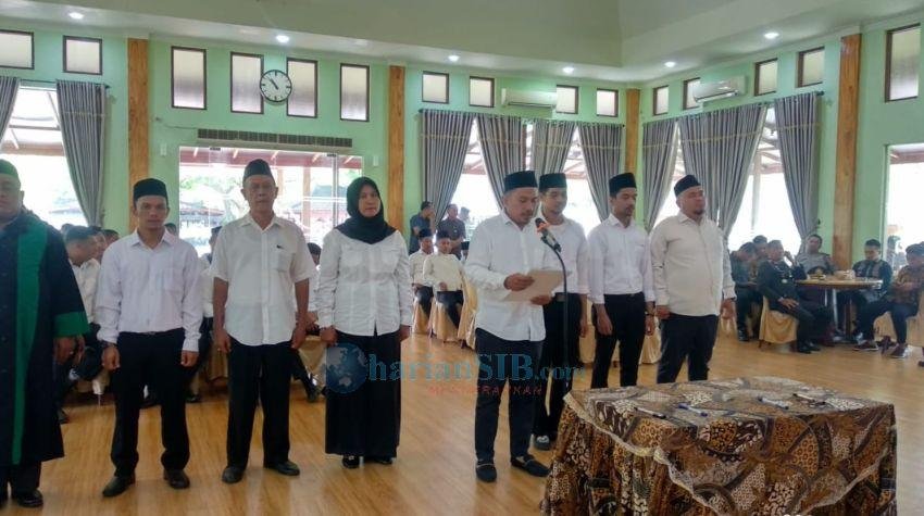 37 PKD Dilantik, Ketua Bawaslu Binjai Harap Pengawas Dapat Menjaga Marwah Lembaga