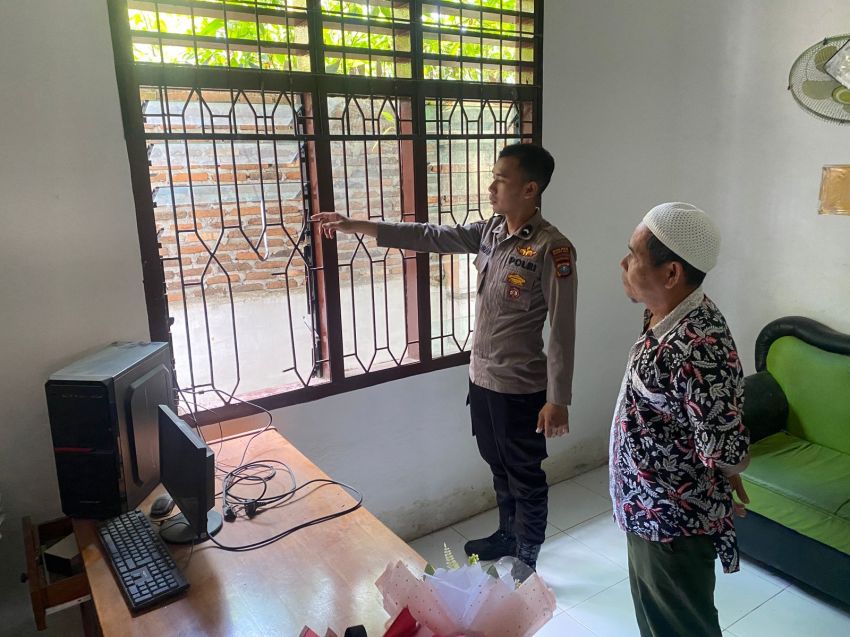 Pencuri TV di Kantor Lurah Diamankan Polsek TBU