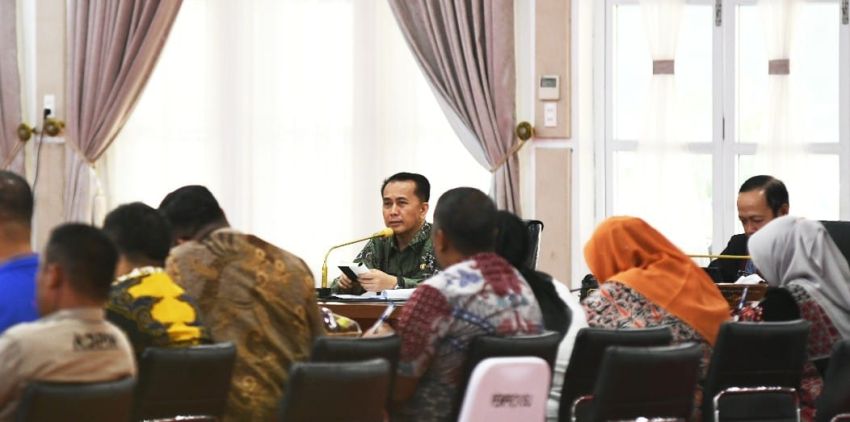 Rapat Perdana bersama OPD, Agus Fatoni Sampaikan Sejumlah Program Prioritas