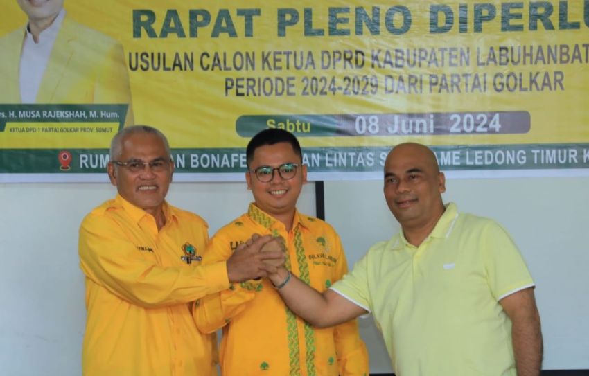 H Popo, Rimba dan H Suryaman Calon Ketua DPRD Labura 2024-2029