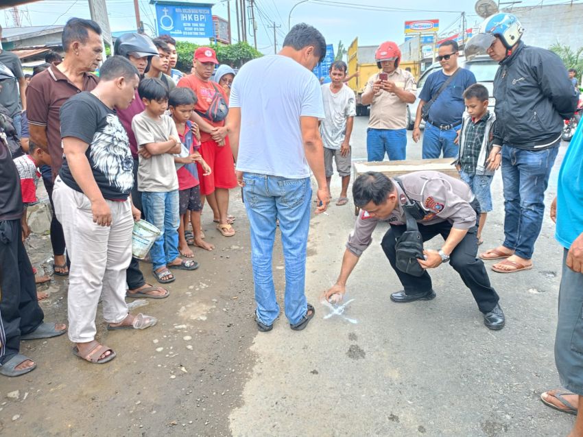Seorang Warga Patumbak Meninggal Dunia Setelah Tergilas Truk di Tebingtinggi