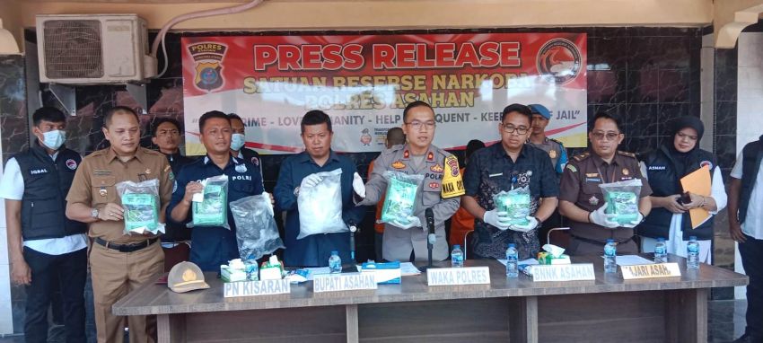 Satres Narkoba Polres Asahan Ungkap Peredaran Sabu 5 Kg dari Malaysia