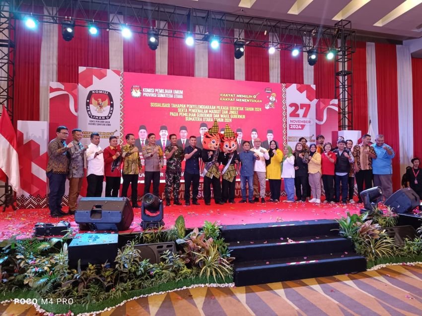 KPU Sumut Perkenalkan Si Mamo Sebagai Maskot Pilgubsu 2024