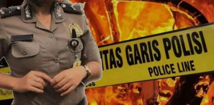 Polwan Bakar Suami Hingga Tewas di Mojokerto