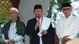 Ribuan Umat Muslim Sholat Idul Adha di Lapangan Sultan Abdul Jalil Rahmadsyah Tanjungbalai