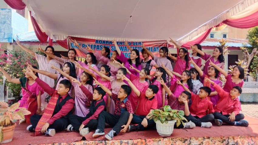 UPTD SD Negeri 122332 Pematangsiantar Gelar Pensi dan Perpisahan Siswa Kelas VI