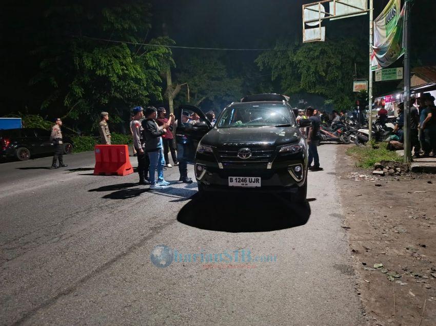 Polres Tanjungbalai Razia di Depan Terminal Batu 7 saat DJ Dinar Candy Tampil