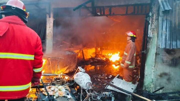 Dua Ruko di Tebingtinggi Terbakar