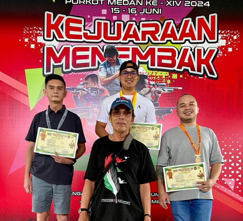 Porkot Medan, Sat Brimob Polda Sumut Cetak Prestasi di Cabang Menembak