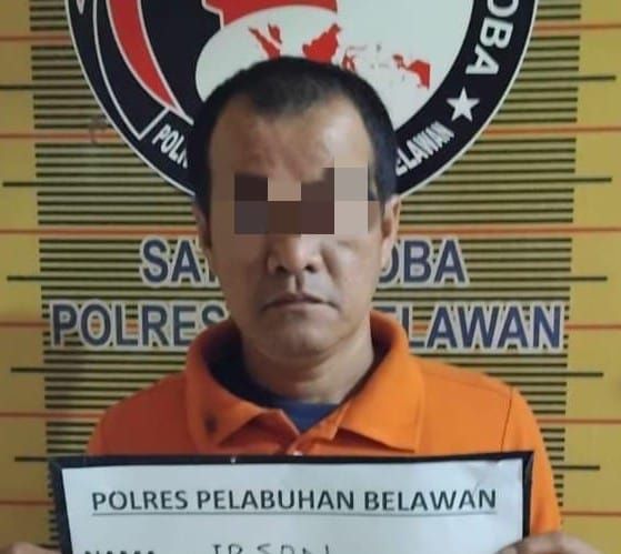Polres Belawan Ringkus Pengedar Sabu di Desa Helvetia