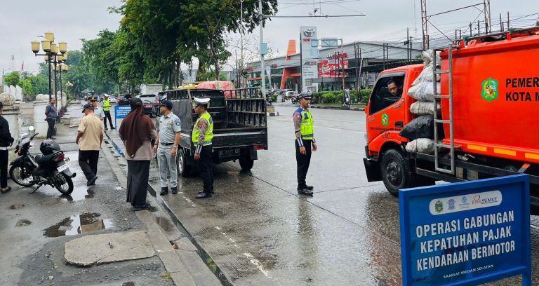 Tingkatkan Kesadaran Bayar Pajak Kendaraan, Polda Sumut Gelar Operasi Gabungan
