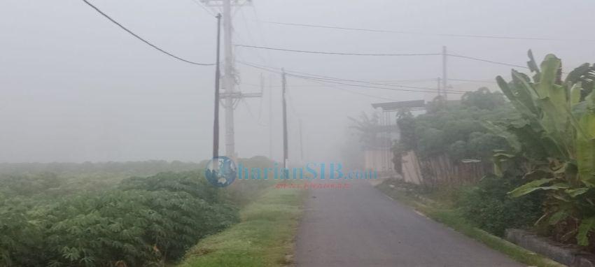 Pagi Ini Tebingtinggi Berkabut