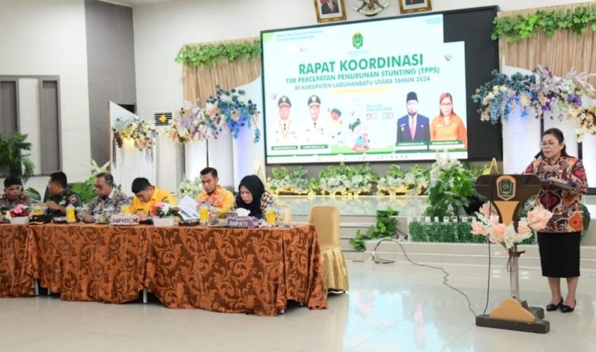 Ratusan Peserta Ikut Rakor Terkait Stunting, Ini Kata Kadis PPKB Labura