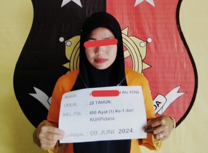 Beli TV Curian, IRT Ditangkap dan Ditahan Polsek Panai Tengah