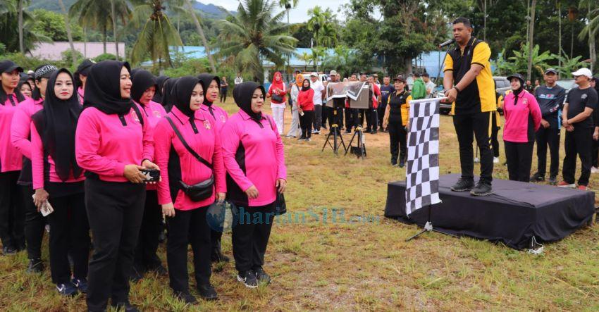 Kapolres Madina Undang Masyarakat Olahraga Bersama dan Anjangsana ke Purnawirawan/Warakawuri