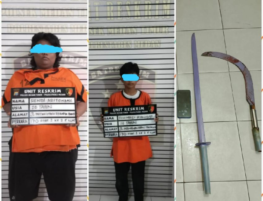 Aksi Brutal Gerombolan Geng Motor Kembali Beraksi di Kota Medan, 2 Remaja Dibacok