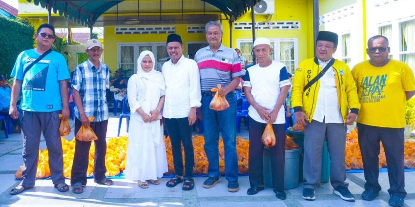 DPD Golkar Tebingtinggi Sembelih 5 Ekor Lembu