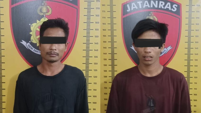 Polres Sergai Tangkap 2 Pria Terduga Pelaku Pencurian