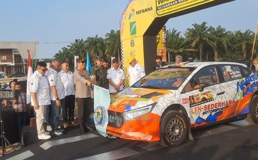 Kejurnas Sumatera Utara Rally Putaran I di Rambung Sialang Sergai Dimulai