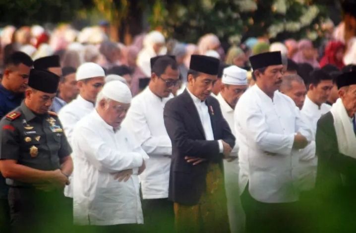 Presiden Shalat Idul Adha di Semarang