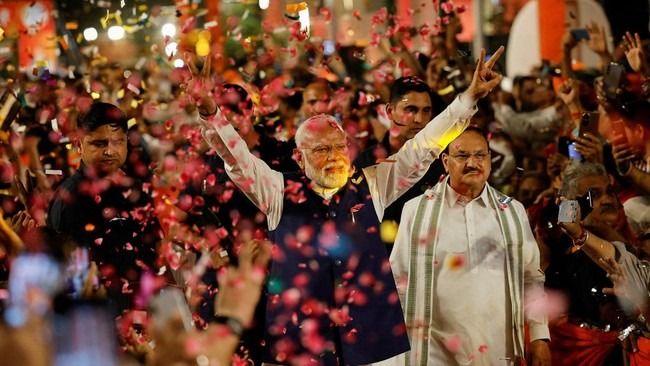 Jokowi Beri Selamat ke PM India Narendra Modi