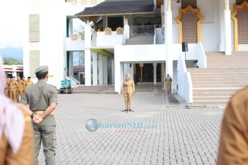 Pimpin Apel Pagi, Wabup Madina Sebut WTP Harus Jadikan Tradisi