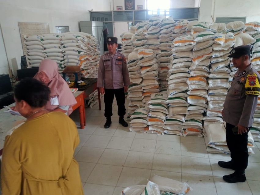 Pendistribusian Bantuan Pangan Beras Berjalan Aman dan Lancar di Tanjungbalai