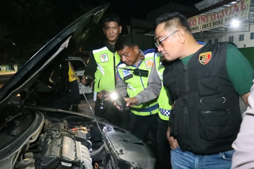 Cegah Maraknya Geng Motor, Polres Tebingtinggi Patroli Skala Besar