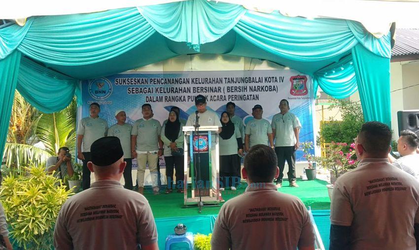 Peringati HANI, BNN Canangkan TB Kota IV Sebagai Kelurahan Bersinar di Tanjungbalai
