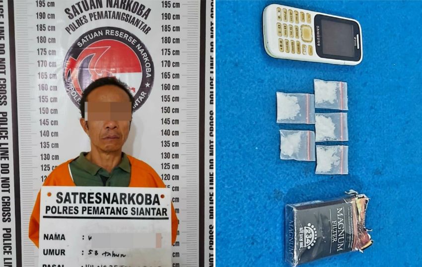Sabu di Beli dari Medan, Residivis Narkotika Diringkus di Pematangsiantar