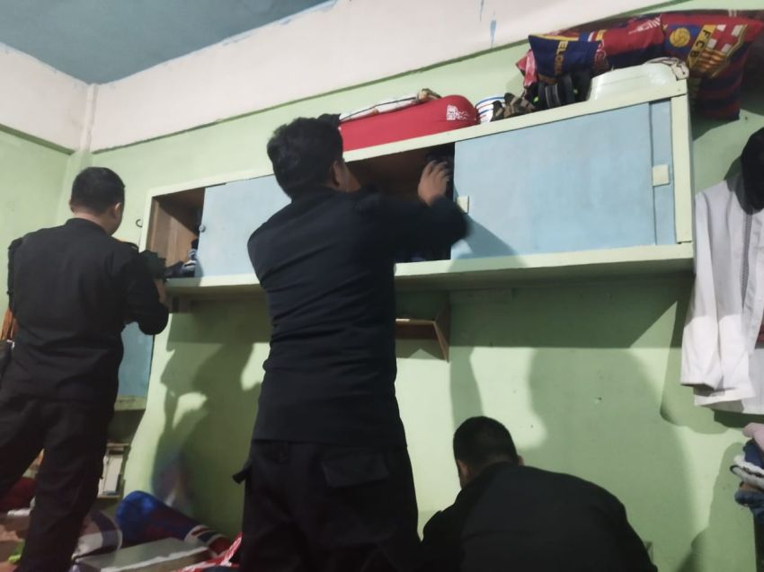 Lapas Narkotika Kelas IIA Pematangsiantar Geledah Kamar WBP