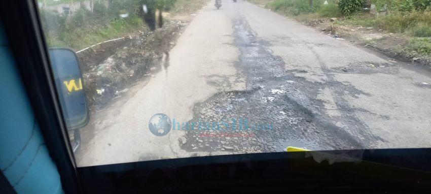 Jalan Provinsi Tongkoh-Barus Jahe Butuh Perbaikan