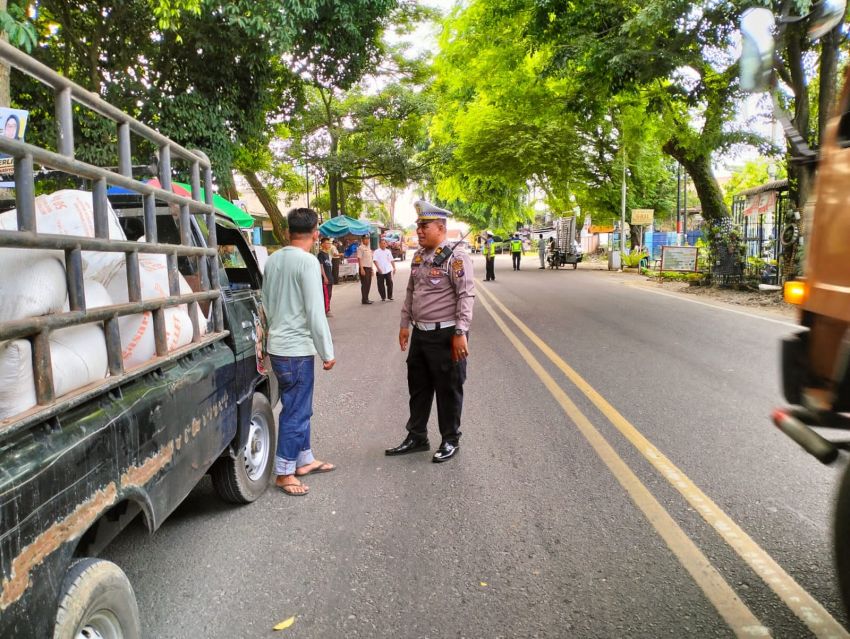 Satlantas Polres Tebingtinggi, Bapenda dan Jasa Raharja Gelar Razia PKB